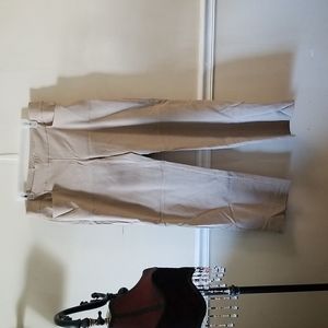 Two Pairs of Stretch Khakis Size 12-14